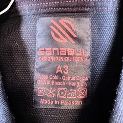 Sanabul BJJ Gi Jacket Kimono Top A3 Large Black Mens Adult Jiu Jitsu Training