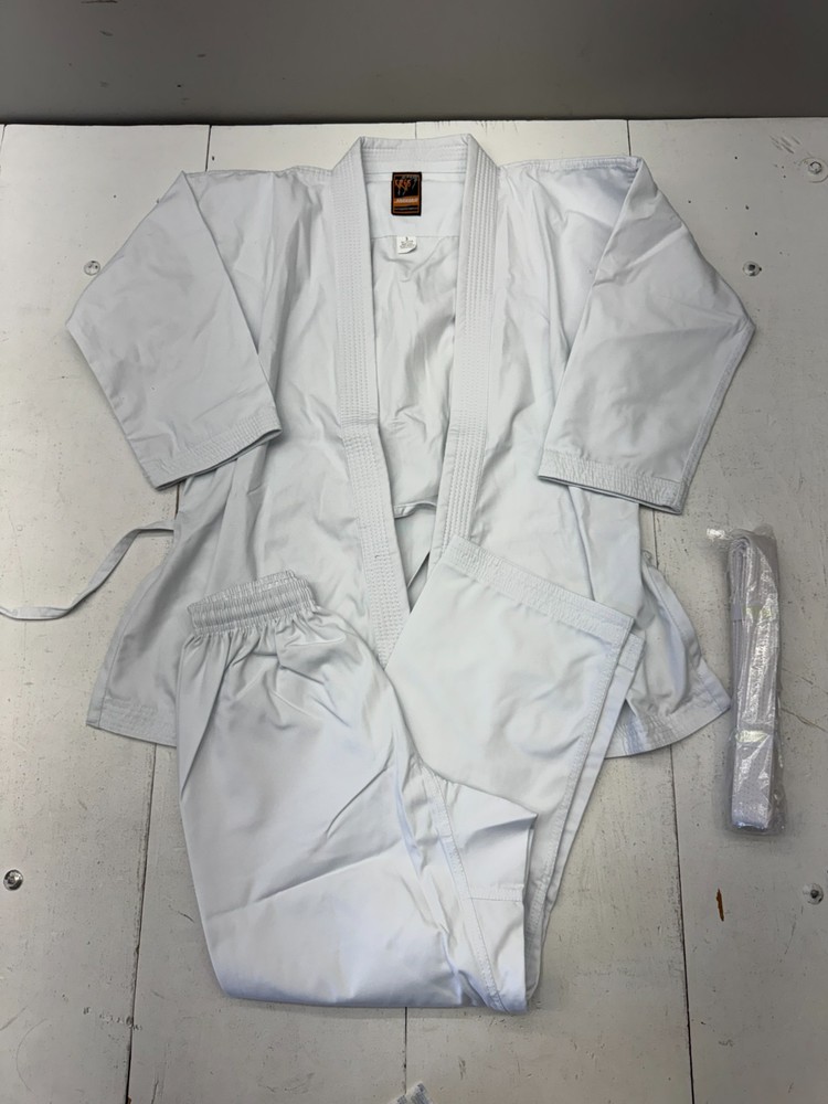 Jaguar Pro Gear Solid White 3 Piece Gi Unisex Adults Size 3 NEW