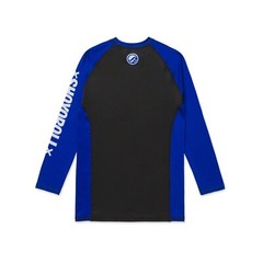 Shoyoroll Azure Competitor Rash Guard LS & Training Fitted Shorts BJJ Jiu Jitsu