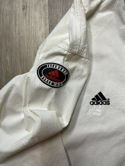 adidas adi fighter elite taekwondo white dobok uniform jacket korea size 6/200cm