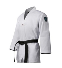 MOOTO Challenger Uniform with White V-Neck WT (World Taekwondo) TKD Dobok