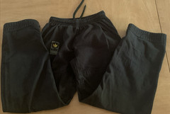 Kingz Kimonos Jiu Jitsu 100% Cotton Youth Pants Black Size M2 See Measurements