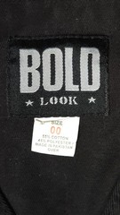 Bold Look Kids Black Gi Top Embroidered V-Neck Jou Jitsu Elite Force Martial Art