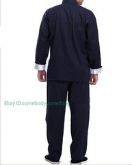 Adult Unisex Chinese Kung Fu Wing Chun Costume Suit Martial Arts Tai Chi Uniform