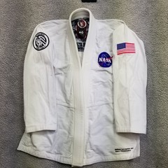 Jiu jitsu Gi Sanabul NASA A0 RARE White Space MMA TOP ONLY SEE DESC
