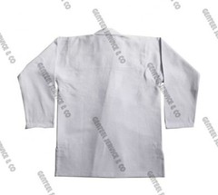 1 coat and 3 pants Blank White for BJJ Pearl weave 450 coat and Rip stop pant A3