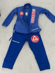Gracie Barra GI Women’s Blue FO Small Atleta Jacket And Pants Jiu Jitsu Grapple
