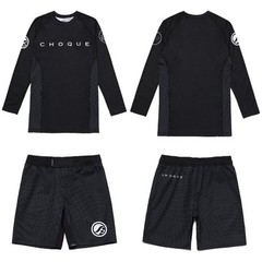 New Arrival Shoyoroll Batch #121 Weaves Rash Guard LS and Fitted Shorts Set BJJ