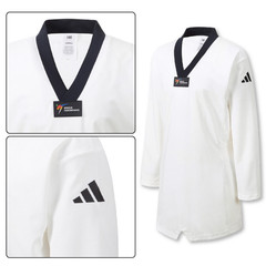 Adidas ADI-FIGHTER pro olympic taekwondo uniform WT TKD dobok white