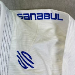 Sanabul Essentials v2 BJJ Gi White Blue A1 Brazilian Jiu Jitsu Kimono Uniform
