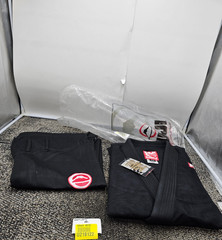 FUJI 330053-A2H Competition BJJ Gi Black Size A2H, 100% Cotton