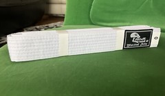 Martial Arts Belt Kids Toddlers Child Size 0 White Brand New Unpacked app 85”