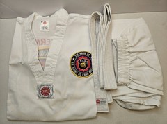 Elite Tae Kwon Do Uniform Size 3- Sun Choi Brothers- White