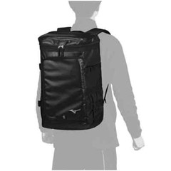 MIZUNO Tarpaulin backpack Model 33JD3105-09 BLK 30L Mass 980g With PC pocket