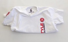Freestyle Martial Arts Academy Unisex T-Shirt White Cotton Size S Custom Clean