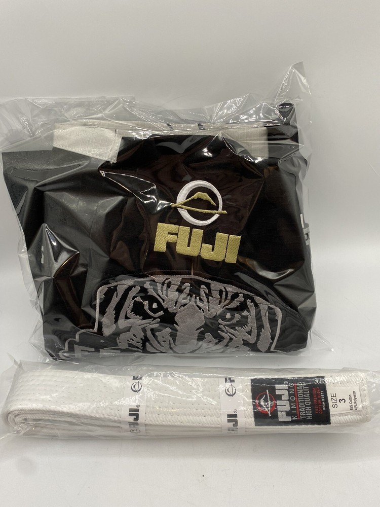 Fuji Sports Gi Gear Martial Arts Kimono, Size A3, Short Sleeve + Belt, 83977