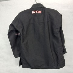 BJJ Jiu Jitsu Black Martial Arts Fight Gi UFC Gym Kids M-1 100% Cotton Jacket