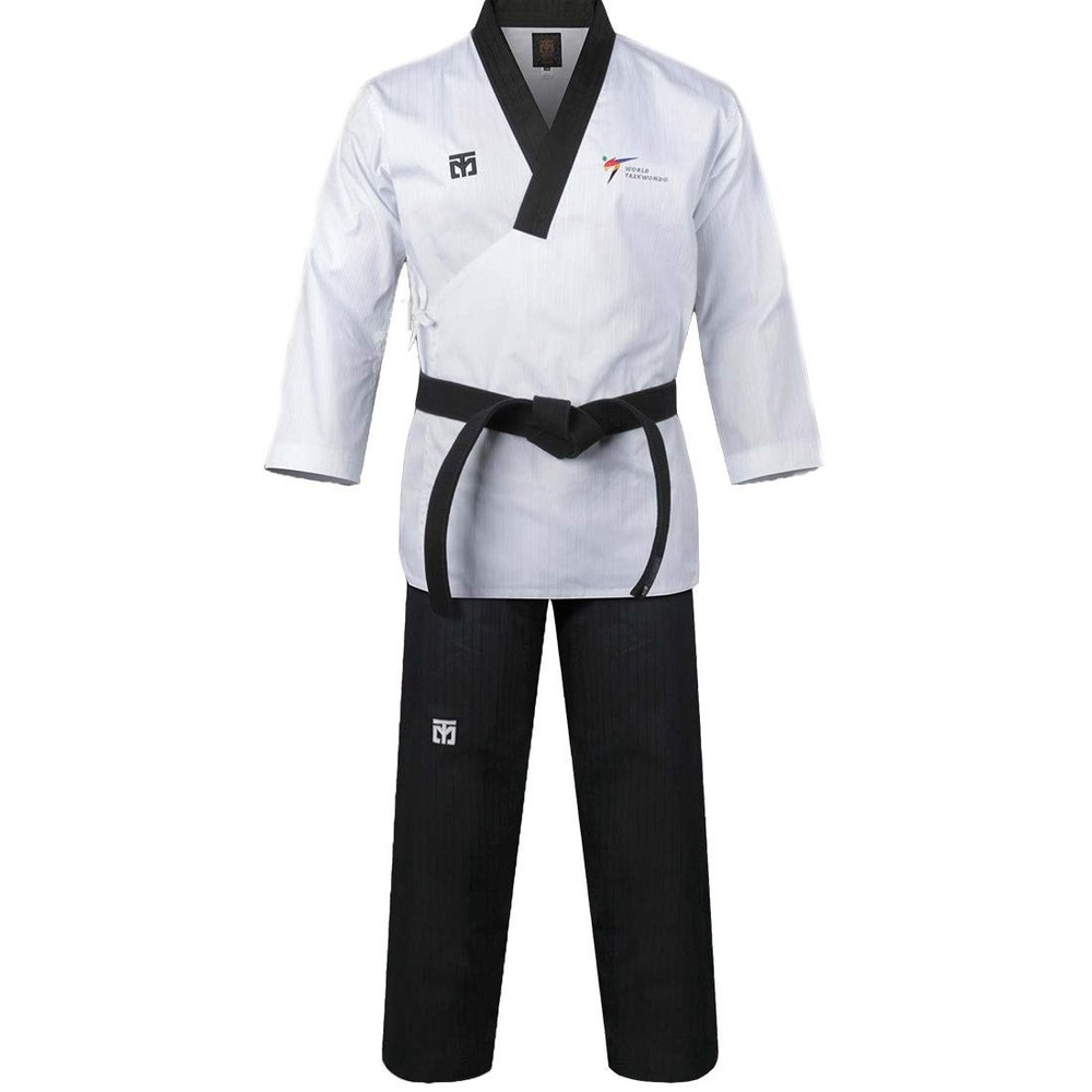 Korea Taekwondo Poomsae Uniform WT Logo Taebek Dan MMA Martial Arts Karate Ju…