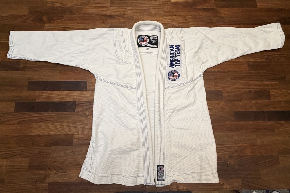 American Top Team Century BJJ Jiu Jitsu Gi Kimono Set White Size A1 100% Cotton