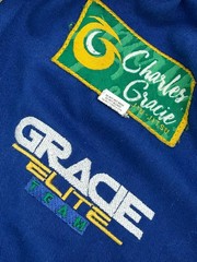 Charles Gracie Pants Youth Small Mooo Blue JIU-JITSU ACADEMY MMA *READ*