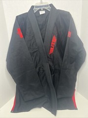 Elite Sports for Men – Brazilian Jiu Jitsu Top Jacket Sz A4 200lb Up) Black