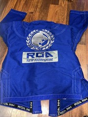 Renzo Gracie Academy New Hampshire Jiu Jitsu BJJ Blue GI Jacket Top Youth C0