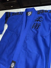 Danny Savery Jiu Jitsu Gi Blue A2 BSBJJ Kimono Uniform Set Jacket Pants Adult