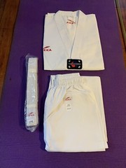 Taekwondo 7.5 OZ Uniform Gi Martial Art Uniform Sizes 00-6 (3) Read