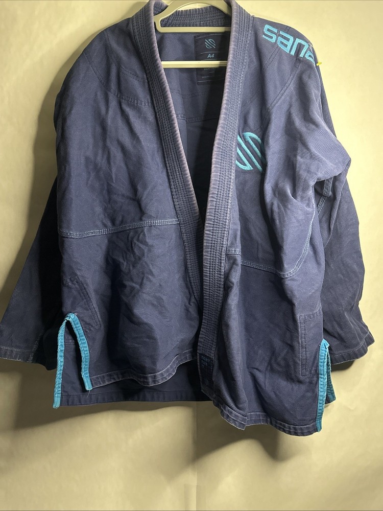 Sanabul Core Jiu Jitsu Gi Adults Sz A4 Kimono Jacket Top Blue Martial Arts MMA
