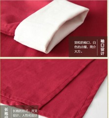 Men’s Chinese Robe Kungfu Taiji Long Coats Gown Casual Retro Outwear Cross Talk