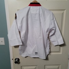 MOOTO MTX Basic Poom Uniform S2 TKD Taekwondo WT Dobok – 130 2xs (Top Only)