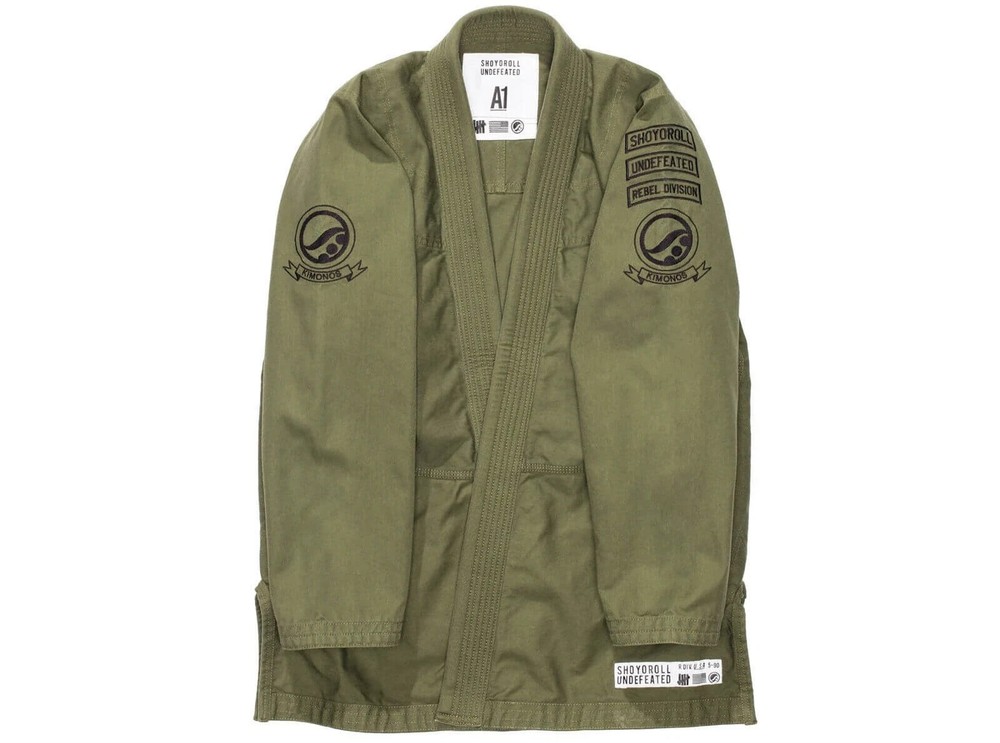 Shoyoroll Undefeated Batch 31 UND Olive Green BJJ Gi Kimono 450 GSM With Bag