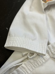 NAAMA Michigan Karate Dragon Karategi Gi Patch Top Shirt Uniform White Size 1