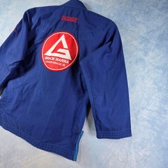Gracie Barra Equipe Edition Kids BJJ Gi Top Blue Size Y5 Jiu-Jitsu Uniform