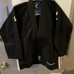 Kombat USA Little Masters Gi Black K3 Top/ K2 Pants Light Edition NWT
