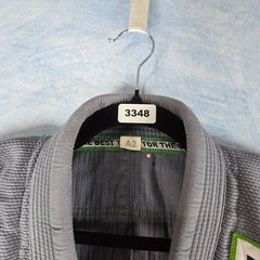 Renzo Gracie Jiu-Jitsu BJJ Gi Kimono Top Grey Green Pearl Weave A2 Fight Team