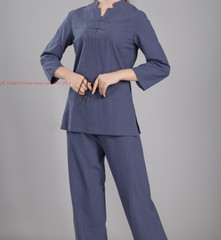 Linen Unisex Chinese Tai Chi Uniforms Kung Fu Clothing YOGA Fitness Zen Clothes