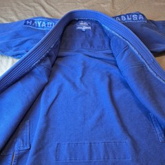 Hayabusa Keikogi Blue Jiu-Jitsu Gi A1 Martial Arts Uniform Top Only Size A1