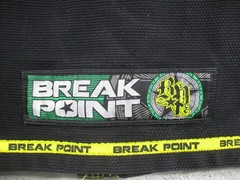 Break Point Deluxe Jiu-Jitsu Gi Set Boys Black Yellow Stitch Made In Pakistan