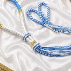 Boxing Mongkol Headband Handmade Color Ligth Blue White Armbands Traditional Pre