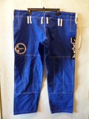 LORDZ OF JIU JITSU WORLD FAMOUS BRAZILIAN TWO PIECE SET NAVY BLUE SIZE LARGE