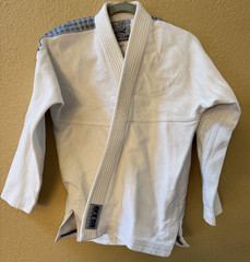 Elite & On the Mat Martial Arts Jiu Jitsu BJJ GI Black White Uniform C1 Child