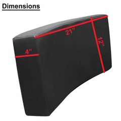 Dragon Shield Pad MMA Muay Thai Kickboxing Strike Training (12”x21″x 4”)