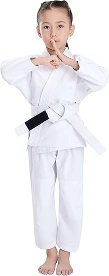 BJJ GI, Youth IBJJF Unisex Students Brazilian Jiujitsu Gi kimono White Sz M4