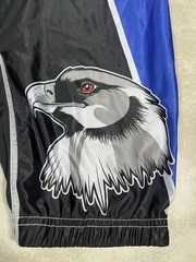 Woldorf BJJ MAA Black Red Blue Eagle Singlet Size SEE DESCRIPTION 1287