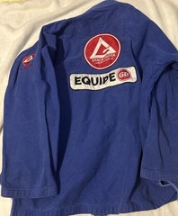 Gracie Barra Gi Adult A4 Kimono Jiu Jitsu Blue Top
