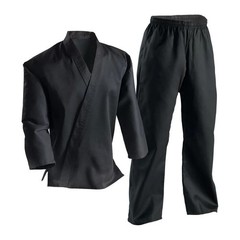 Thapur Sports Elite Lightweight Karate/Taekwondo Uniform Gi – Black – Free Belt