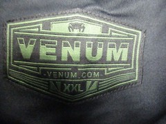 Venum Jacket XXL MMA Adult Full Zip Green Black Viper Head Logo Pockets
