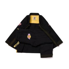 Black Basketball Albino BJJ Gi Kimono 450GSM | Premium Brazilian Jiu Jitsu Uni