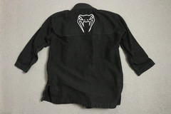 Venum Contender Youth Size C0 Black Official Jiu Jitsu